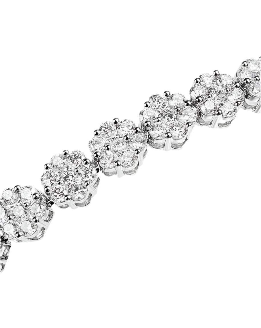Graduating Flower Simulated Diamond