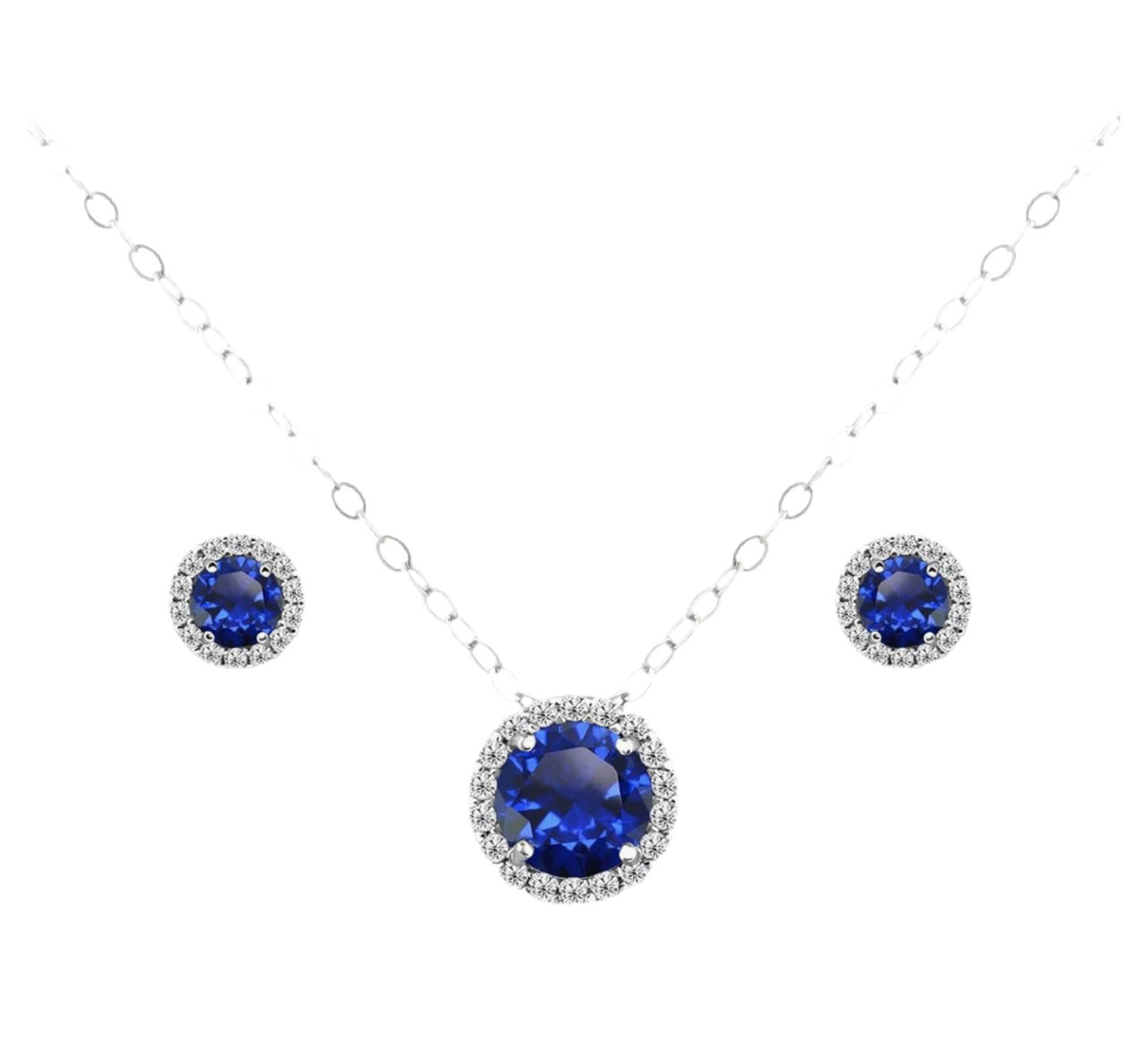 Blue Crystals Set